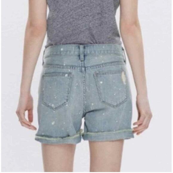 MADEWELL Rolled Boy Denim Shorts with Paint Splatter C1738 // 25 - Picture 3 of 11